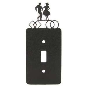  SQUARE DANCE Single Light Switch Plate Cover
