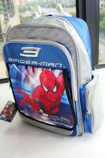 Spider Man Blue Bookbag school bag BackPack nylon NEW 2  