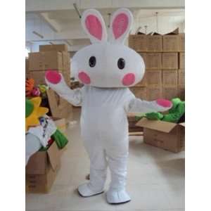  Rabbit Mascot Costume Fancy Party Dress Halloween: Sports & Outdoors