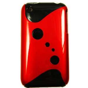 Cuffu   S Red 2Tone V2  Fashion Design Case Cover for Apple Iphone 3G 