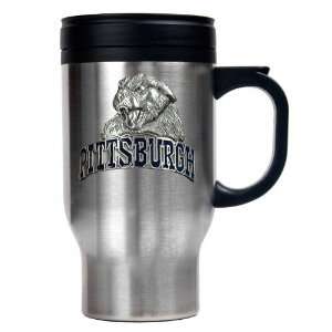   Pittsburgh Panthers 16oz Stainless Steel Travel Mug: Sports & Outdoors