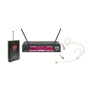   : Nady UHF 4 Headset Wireless System CH11 Black: Musical Instruments