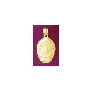  14K Gold Police Badge Charm: Jewelry