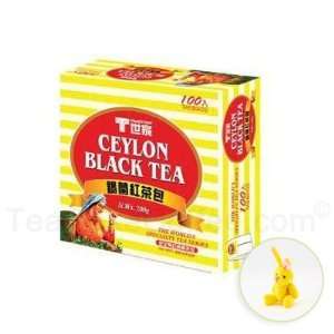 Ceylon Black Tea / 100 Tea Bags Bonus Grocery & Gourmet Food