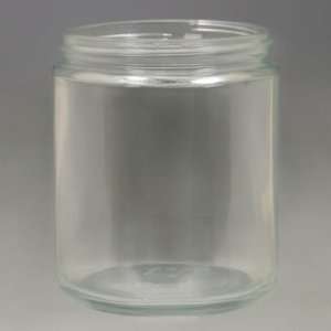 Specimen Jars, Glass, Screw Cap, Low Form, 32 oz, Pack of 12, Cap 