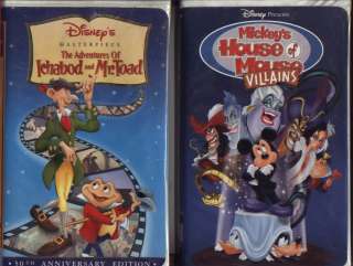 13) kids VHS lot~Lady & Tramp~Snow White~Cinderella  