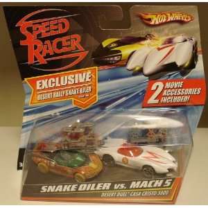  Hotwheels 1:64 Die Cast Speed Racer   Snake Oiler vs. Mach 