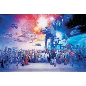 Movies Posters Star Wars   Complete Cast Poster   61x91.5cm  