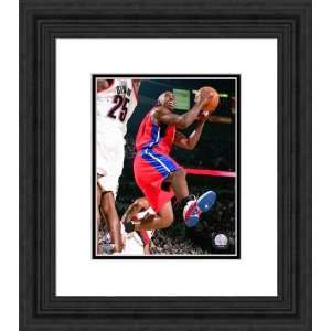 Framed Chauncey Billups Detroit Pistons Photograph  Sports 