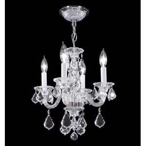 James R. Moder Mini Chandeliers Collection 4 Light Chandelier Crystal 