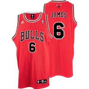  LeBron James Jersey adidas Revolution 30 Red Swingman #6 