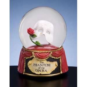  Phantom of the Opera Mask with Rose Globe SF Music 