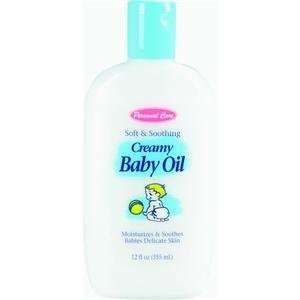  Creamy Baby Oil   Moisturizes & Soothes Babies Skin, 12 oz 