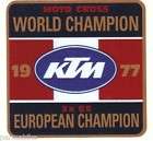 KTM sticker 1977 EUROPEAN WORLD CHAMPION Penton GS MX