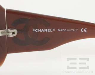 Chanel Brown Square Frame & Mother of Pearl Monogram Sunglasses 5076 H 