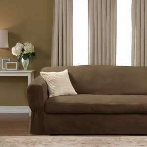   Slipcover by Maytex   Chocolate/Brown Color, Sofa