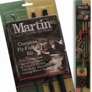  Martin Fly Combo 5/6 Reel W/Line 8ft Rod/Tackle Sports 