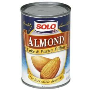 Solo Almond Cake and Pastry Filling   12 Cans (12.5 oz ea)  