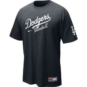  Los Angeles Dodgers 2011 Practice T Shirt (Black) Sports 