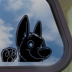  BOLT DOG Black Decal DISNEY Car Truck Bumper Window 