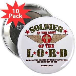   25 Button (10 Pack) Soldier in the Army of the Lord 