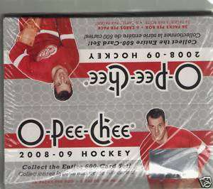2008 09 UPPER DECK O PEE CHEE HOCKEY BOX  