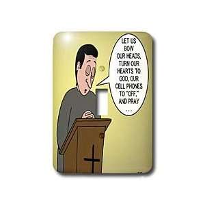Rich Diesslins Funny Religious Light Cartoons   Prayer and Cell Phones 