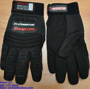 Snap On Mechanic Motorcycle Bike Man Gloves Black L/M  