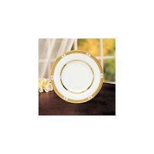  Lenox Sapphire Sophisticate Ivory and Gold Saucer 