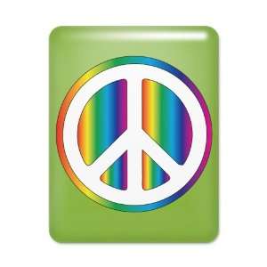  iPad Case Key Lime Chromatic Peace Symbol 