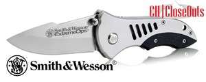 SMITH & WESSON CK5 Knife USA SELLER Pocket Police Rescue Folding 