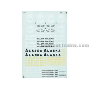   Scale General Freight Decal Set   Alaska Railroad (ARR): Toys & Games