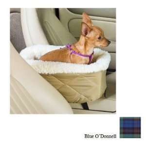   Large Snoozer Console Pet Car Seat   Blue ODonnell Plaid: Pet Supplies