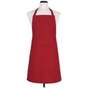  KAF Home Solid Cinched Apron, Cherry
