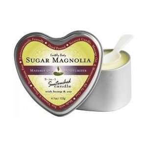  Sugar Magnolia 4.7OZ Heart Shaped Candle: Health 