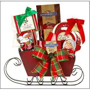 Snackin Sleigh Christmas Gift Basket: Grocery & Gourmet Food