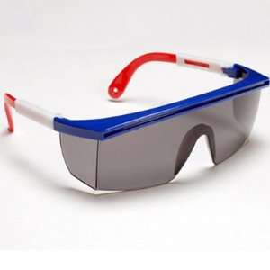 Citation Gray Anti Fog Lens, Red White Blue Frame Safety Glasses ANSI 