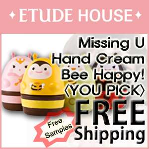 Etude House] EtudeHouse Missing U Hand Cream Bee Happy! 30ml 4 Types 