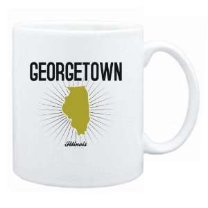   Georgetown Usa State   Star Light  Illinois Mug Usa City Home