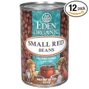 Eden Organic Small Red Beans, 15 ounces: Grocery & Gourmet Food