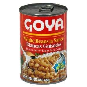 Goya Premium Small White Beans 15.5 oz:  Grocery & Gourmet 
