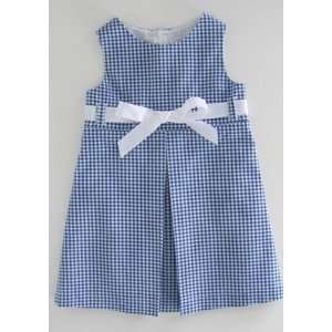  royal blue gingham jumper dress: Home & Kitchen