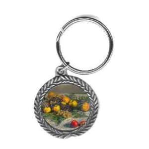  Still Life By Claude Monet Key Chain: Office Products