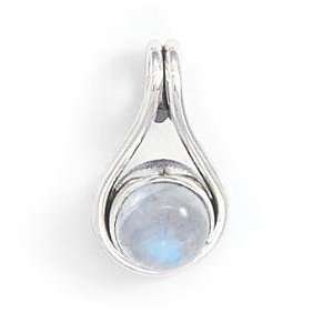   Moonstone Petite Sterling Silver Slide   Chain Included Jewelry