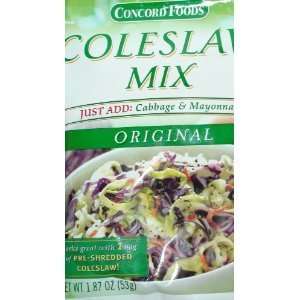 Concord Cole Slaw Mix, 1.87 Ounce Grocery & Gourmet Food