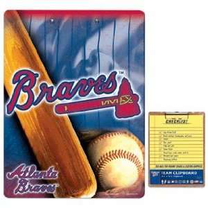  MLB Atlanta Braves Clipboard: Sports & Outdoors