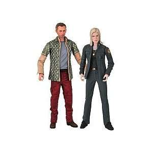   Galactica Leoben & Starbuck Action Figure Two Pack Toys & Games
