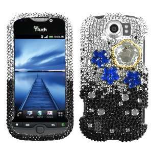 Cloudy Night Diamante Phone Protector Faceplate Cover For HTC myTouch 
