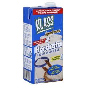 Klass Ready To Drink Slim Horchata, 32 Ounce Tetra Pak (Pack of 12)