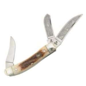  Rider Sowbelly Stockman Knife w/Genuine Stag Handles: Home Improvement